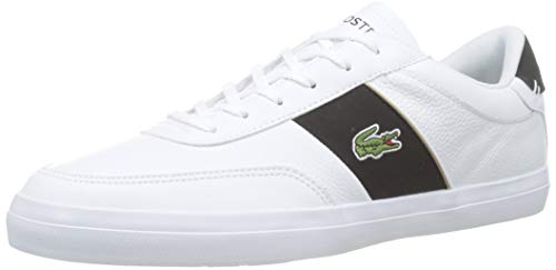 Lacoste Court-Master 319 6 CMA, Zapatillas Hombre, Blanc (White/Black), 46.5 EU