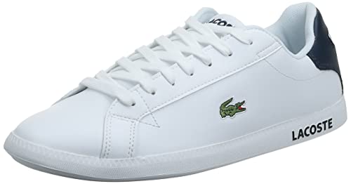 Lacoste Graduate BL21 1 SMA, Zapatillas Hombre, Wht/Nvy, 46 EU