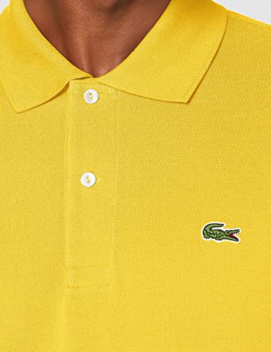 Lacoste L1212, Camisa de Polo para Hombre, Amarillo - Wasp, 5XL