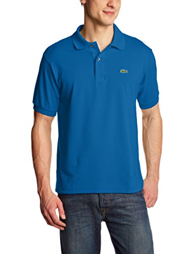 Lacoste L1212 Camisa Polo, Hombre, Azul (Mariniere US5), S