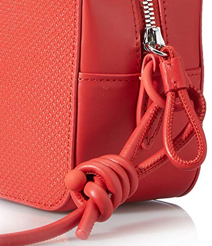 Lacoste Nf3212ce - Bolso de Hombro para Mujer, Rojo (Energía), Talla única