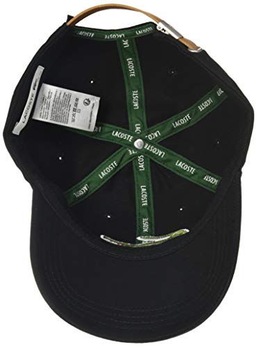 Lacoste RK4711 Gorra, Noir, Talla única para Hombre