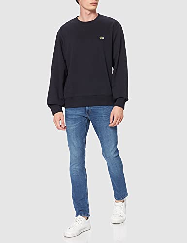 Lacoste SH1702 Sudadera para Hombre, Azul (Abimes), M