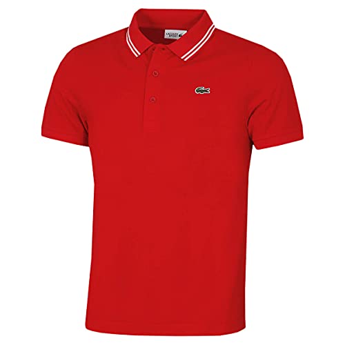 Lacoste Sport YH1482, Polo Hombre, Rojo (Rouge/Blanc), XL