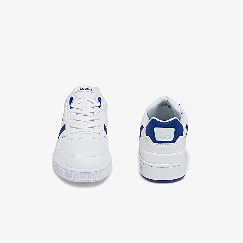 Lacoste T-Clip 0722 1 SMA, Zapatillas Hombre, Wht/BLU, 42 EU