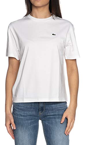 Lacoste TF5441 Camiseta, Blanc, 36 para Mujer