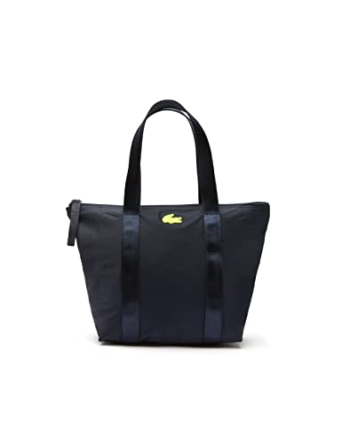 Lacoste XS Shopping Bag Marine 166 Jaune Fluo