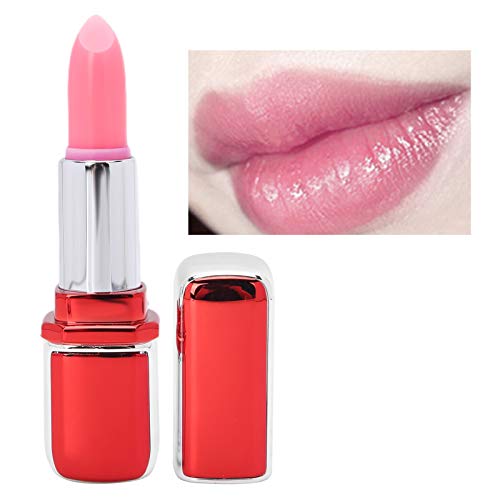 Lápiz labial que cambia de color, Lápiz labial de maquillaje antiarrugas humectante suave, Nutrición de larga duración Cambio de temperatura mágico de color, Adecuado para mujeres(【S1】)