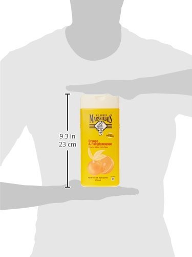 Le Petit Marseillais – Ducha y baño muy suave – naranja pomelo flacon – 650 ml – juego de 2