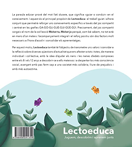Lectoeduca | Quadern de Lectoescriptura i Ortografia en Color | Lletra G i Combinacions GA - GO - GU - GUE - GUI - GÜE - GÜI | Alumnes de 8 a 12 anys | Quadern Educatiu d’Activitats en Català