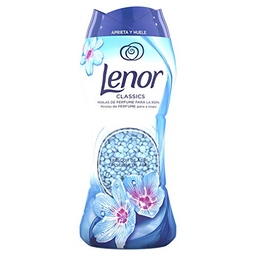 Lenor Frescor De Abril Impulsor de fragancia 210 g, las fragancias que te encantan nunca duraron tanto (hasta 12 semanas en ropa guardada)