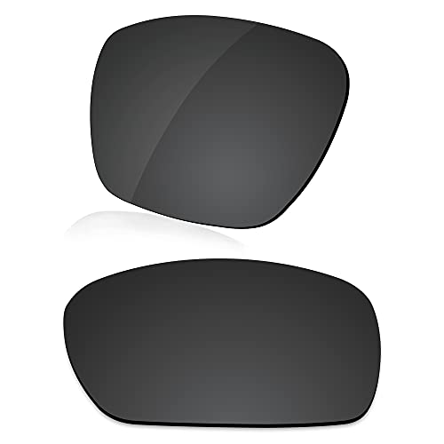 LenzReborn Reemplazo de lente polarizada para Arnette Cheat Sheet AN4166 Sunglass - Más opciones, Dark Black + Silver Grey, Talla única