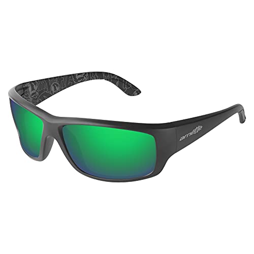 LenzReborn Reemplazo de lente polarizada para Arnette Cheat Sheet AN4166 Sunglass - Más opciones, Verde césped - Espejo polarizado, Talla única