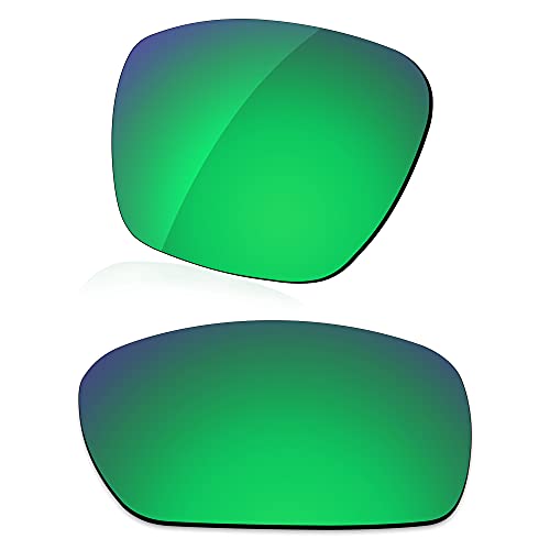 LenzReborn Reemplazo de lente polarizada para Arnette Cheat Sheet AN4166 Sunglass - Más opciones, Verde césped - Espejo polarizado, Talla única