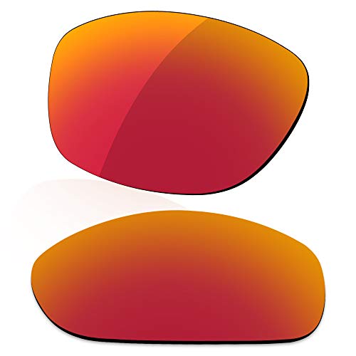 LenzReborn Reemplazo de lente polarizada para Arnette Hot Shot AN4182 Sunglass - Más opciones, Rojo fuego + azul hielo., Talla única