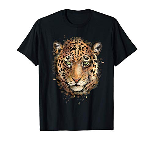 Leopardo Guepardo Cheetah Jaguar Animal Regalo Camiseta