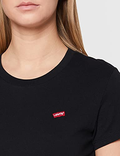 Levi's Perfect tee Camiseta, Caviar, M para Mujer