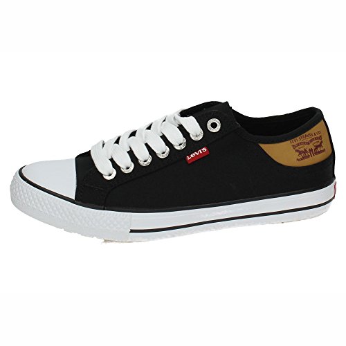 Levi's Stan Buck, Zapatillas Hombre, Negro (Noir), 44 EU