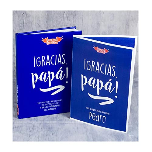 Libro ‘¡Gracias, papá! con Tarjeta Personalizada, un emotivo y Original Regalo para Padres