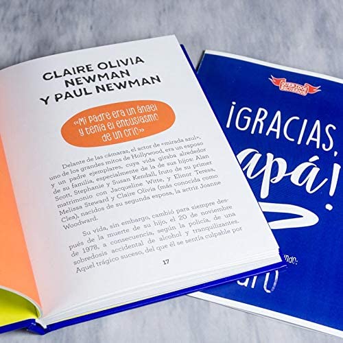 Libro ‘¡Gracias, papá! con Tarjeta Personalizada, un emotivo y Original Regalo para Padres