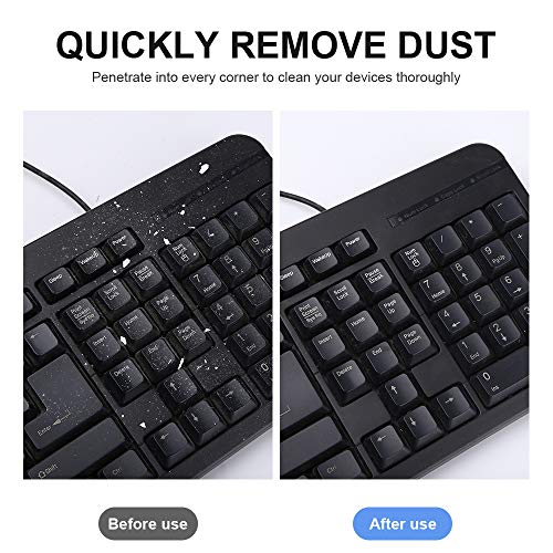 Limpiador de teclado Gel Universal de Limpieza de Polvo Limpiador de Bacterias de Suciedad para PC Tableta Ordenadores portátiles,ventilaciones de automóviles,calculadoras,Móvil Control Remoto 160g* 4