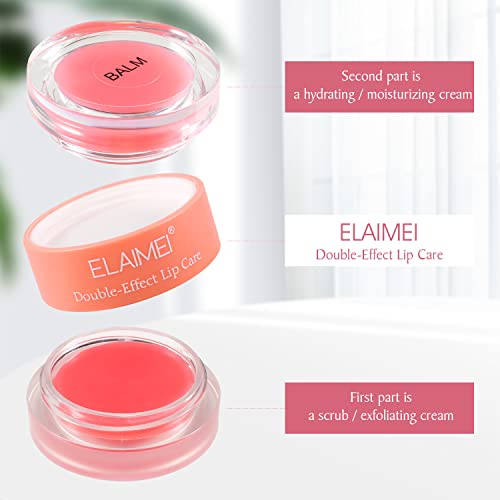 Lip Sleeping Mask, Mascarilla de Labios, Crema Hidratante para Labios, Exfoliantes e Hidratantes para Labios, Cuidado labial Superhidratante, Desvanece Líneas de Labios (Fresa, 9g)