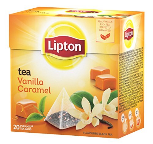 Lipton - Té con aroma de vanilla y caramelo, 20 x 1.7 gr