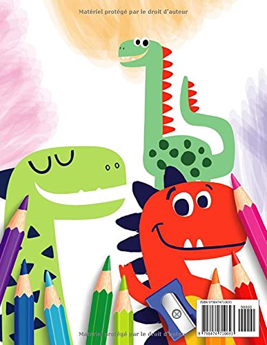 Livre de Coloriage Dinosaures pour OSCAR - Si OSCAR aime les Dinosaures alors ce livre est pour lui: 30 Dinosaures à colorier et le prénom OSCAR à colorier en première page.