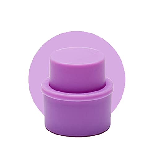 LJQSS Tapón de Vino 1 unids Bebida Tapa Inflable Suave sellador Fizzy Bebida carbonatada Bebida Tope Ahorro Ahorro Fina Mano de Obra y práctica. (Color : Purple)