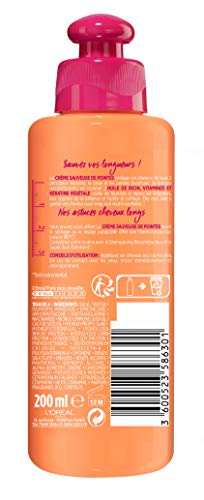 L'Orèal Paris Elsève Dream Long Crème Sauveuse de Pointes Cheveux Longs - Huile de Ricin -200 ml