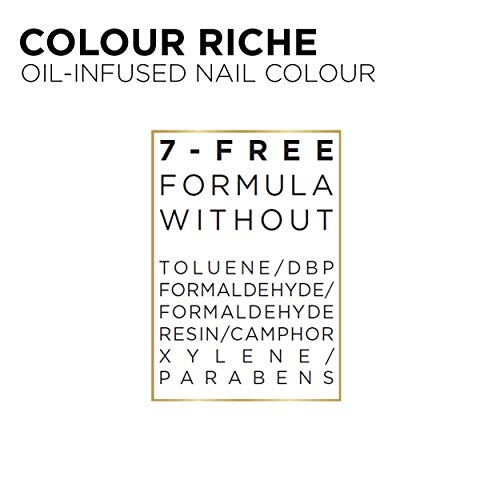 L'Oréal Paris Make-up designerColor Riche Le Vernis à l'Huile 552 Rubis Folies esmalte de uñas Rojo - Esmaltes de uñas (Rojo, Rubis Folies, 1 pieza(s), Botella, #9d0039, 30 mm)