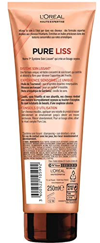 L'Oréal Paris Pure Liss Shampooing Sans Sulfate - Lissage & Discipline - Cheveux Frisés - 250 ml