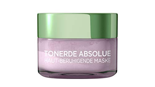 L'Oréal Paris Tonerde Absolue - Mascarilla calmante para la piel, 2 unidades (2 x 15 ml)