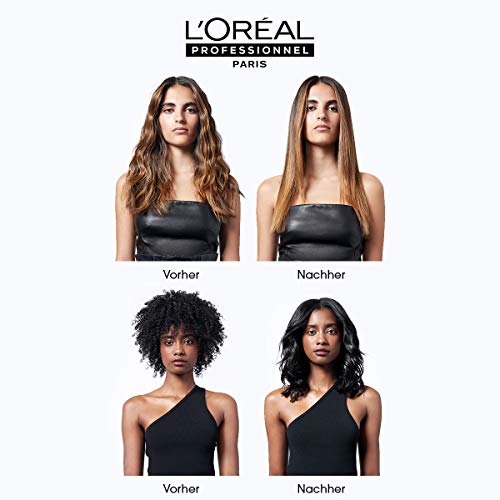 L'Oreal Professionnel - Steampod 3.0, Plancha de Pelo de Vapor Profesional, Menor Daño que una Plancha Convencional, Enchufe Europeo + Sérum Steampod Concentrado Protección de Puntas 50 ml