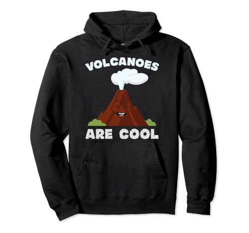 Los volcanes son frescos Volcanología Supervolcanes Lava Magma Sudadera con Capucha