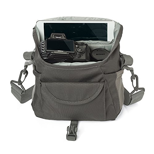 Lowepro Nova Sport 7L AW - Bandolero para cámara DSLR, gris