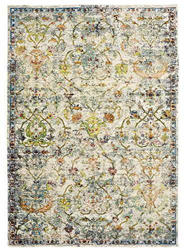 LR Home GALAC81271GMI5080 Gala Collection Area - Alfombra (15,24 x 20,32 cm), Color Verde