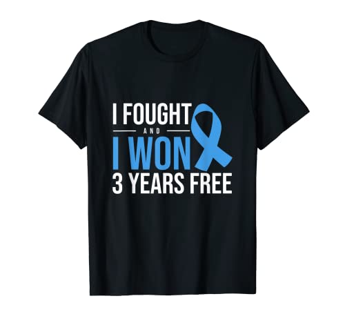 Luché y gané 3 años gratis sobreviviente de cáncer de colon Camiseta