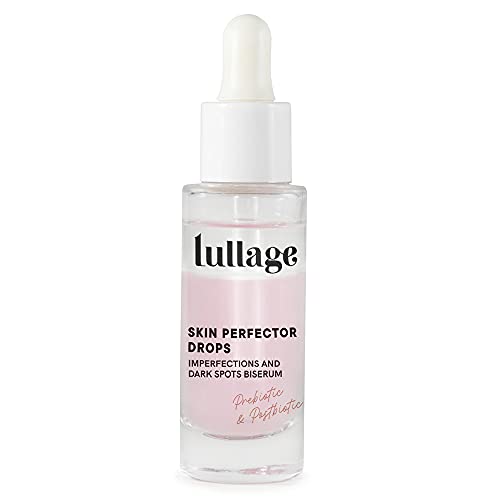 LULLAGE Serum Bifásico Anti-granos y Anti-Manchas Piel Mixta - Grasa, 20 ml | Tratamiento Prebiótico y Post-biótico VEGANO y Natural | Extra Luminosidad con Niacinamida, Skin Perfector Drops