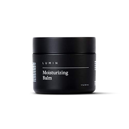 Lumin Bálsamo Hidratante Facial para Hombres, Crema Humectante que revitaliza, combate el envenjecimiento, la deshidratación, el daño solar y calma la irritación después del afeitado, 2 oz (59 ml)