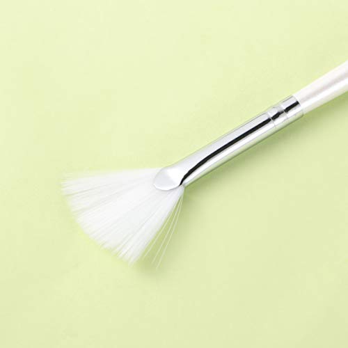 Lurrose Cepillo de Máscara Facial Aplicador de Máscara de Barro Cara Cepillos de Máscara de Bricolaje Herramientas de Belleza Facial Suministros para El Cuidado de La Piel 3 Piezas