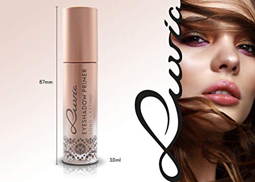 Luvia Cosmetics - Sombra de ojos, base resistente al agua, base de maquillaje de larga duración, transparente para ojos extra brillantes, cosmética vegana