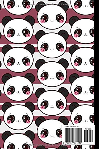 Ma période petit Panda / Agenda Menstruel: Journal de suivi des règles pour femmes et adolescentes / calendrier mensuel sur 4 ans / relevez vos humeurs, votre flux et vos symptômes avec humour