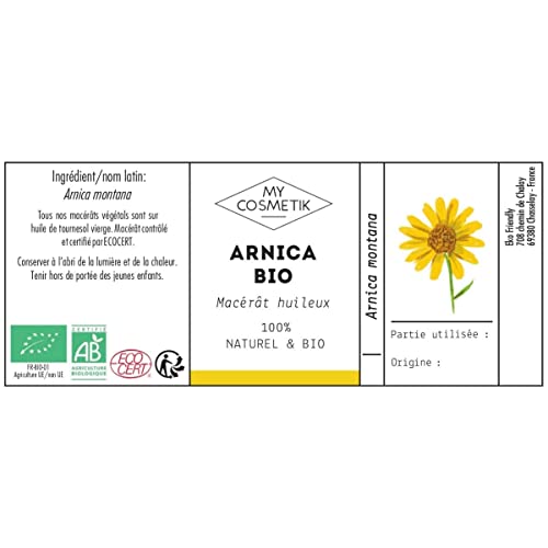 Maceración aceitosa de Arnica orgánico - MY COSMETIK - 50 ml