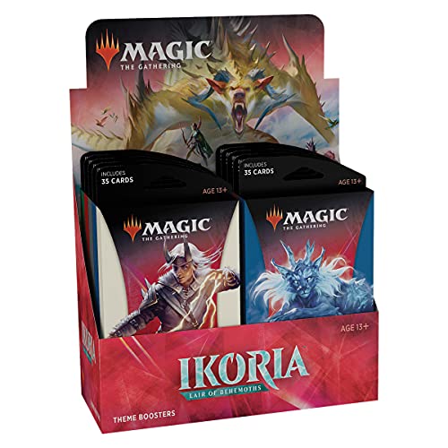 Magic The Gathering MTG-IKO-TBD-EN Ikoria Lair of Behemoths Theme Booster Display de 12 Paquetes