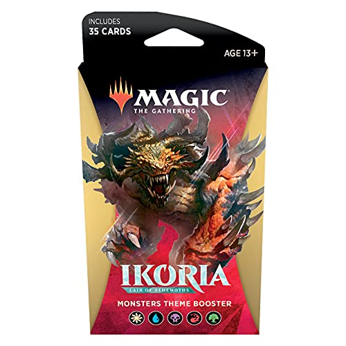 Magic The Gathering MTG-IKO-TBD-EN Ikoria Lair of Behemoths Theme Booster Display de 12 Paquetes