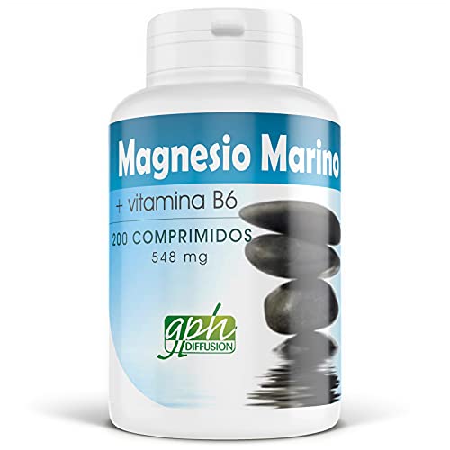 Magnesio marino y Vitamina B6-548 mg - 200 comprimidos