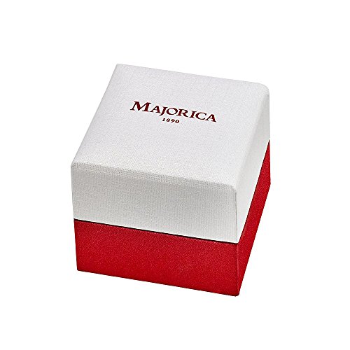 Majorica - Pendientes, perlas blancas redondas de 10 mm