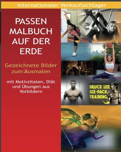 Malbuch 2018 Geist und gesunden Körper: Beyonce, Usain Bolt, Bruce Lee, Conor Mcgregor, Ronaldo, Floyd Mayweather, Kim Kardashian, Mat Fraser ... Hugh Jackman (Wolverine), Jason Statham