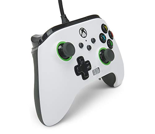 Mando con cable PowerA FUSION Pro 2 para Xbox Series X|S - Blanco/negro